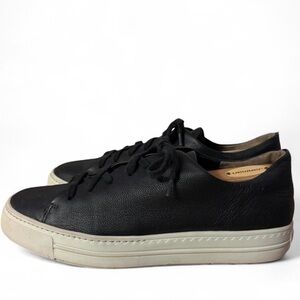 Paul Green Newport Super Soft Sneakers Womens Black Leather Shoes Size 11 UK 8.5